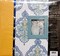 K & Company 12 x 12 Yellow & Navy Damask Scrapbook Album